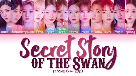 secret story of the swan color coded